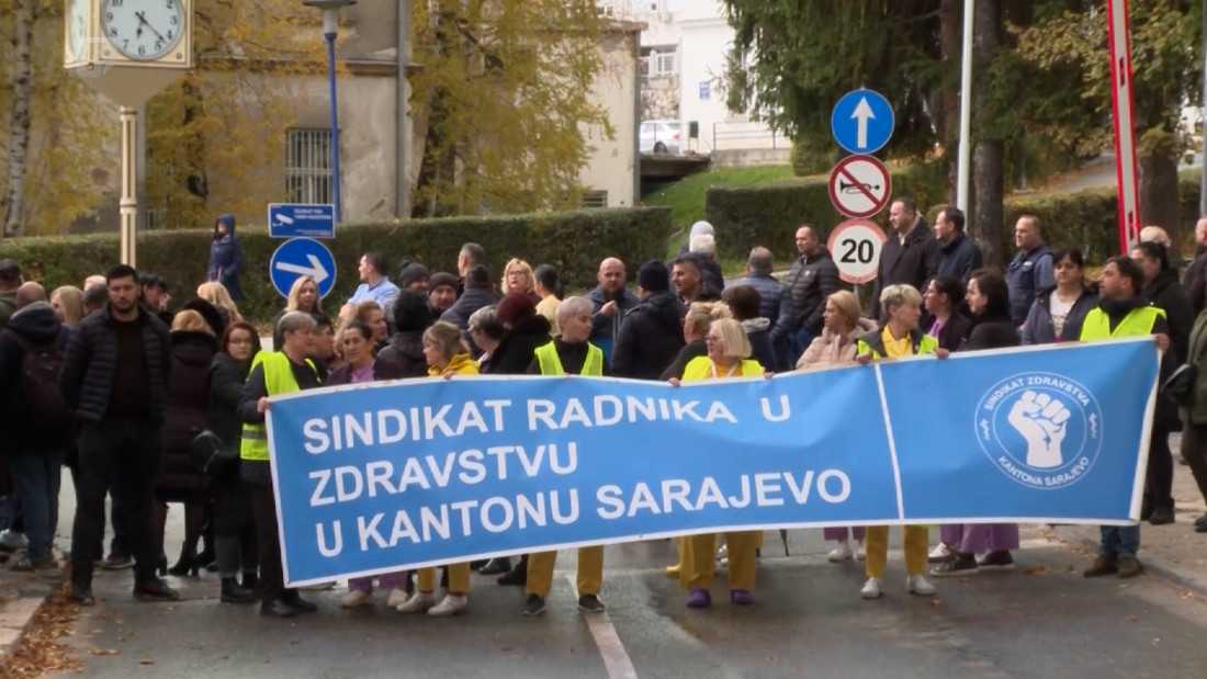 Vladi KS-a 24 sata da dostavi prijedlog novog kolektivnog ugovora za zdravstvene radnike