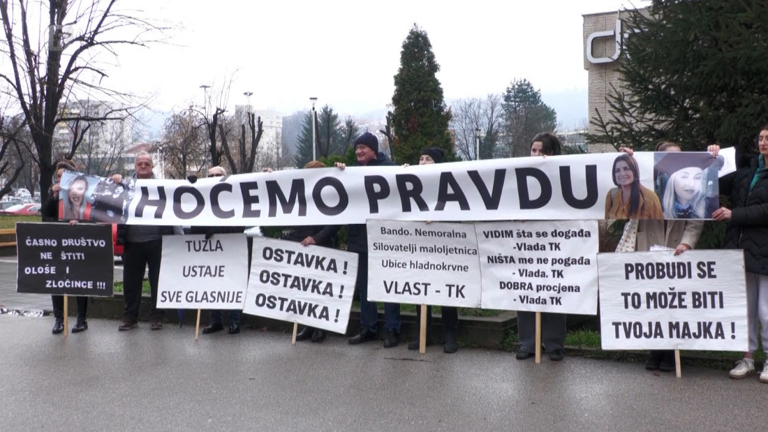 Tuzla uz Sarajevo: Protest podrške mladima u podne