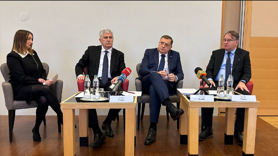 Lideri SDP-a, SNSD-a i HDZ-a BiH u Beču - diskusija o budućnosti BiH