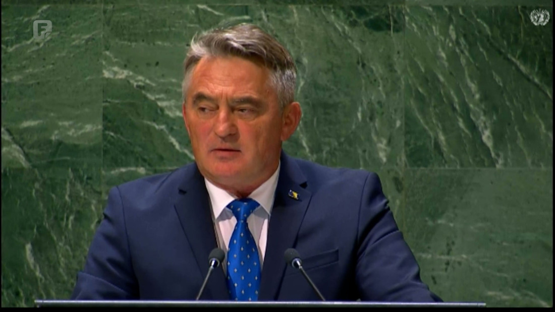 Komšić u GSUN: Etničke podjele i pretenzije susjeda protiv mira u BiH