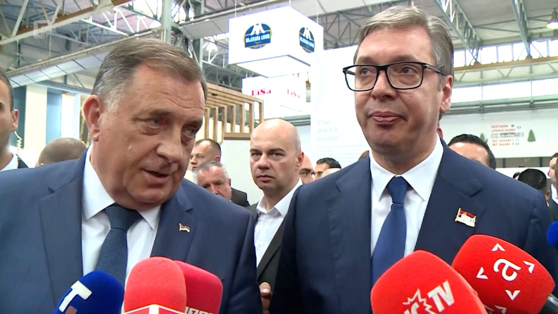 Vučić i Dodik Mostarski sajam iskoristili za negiranje genocida i prijetnje