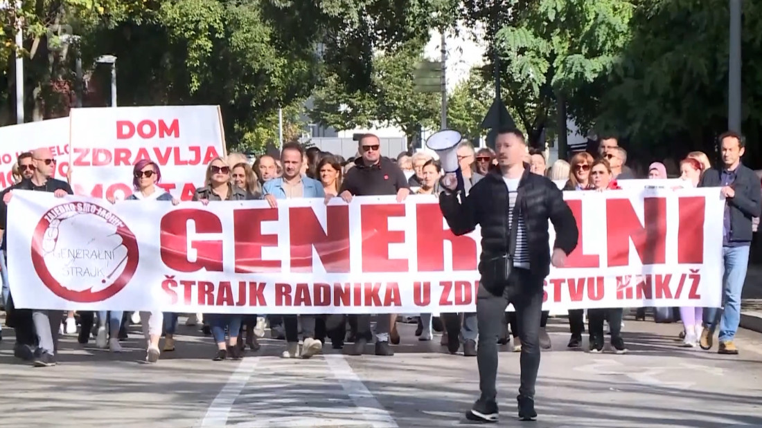 Sindikati optužuju Vladu i ministra Bevandu za krizu u zdravstvu HNK-a