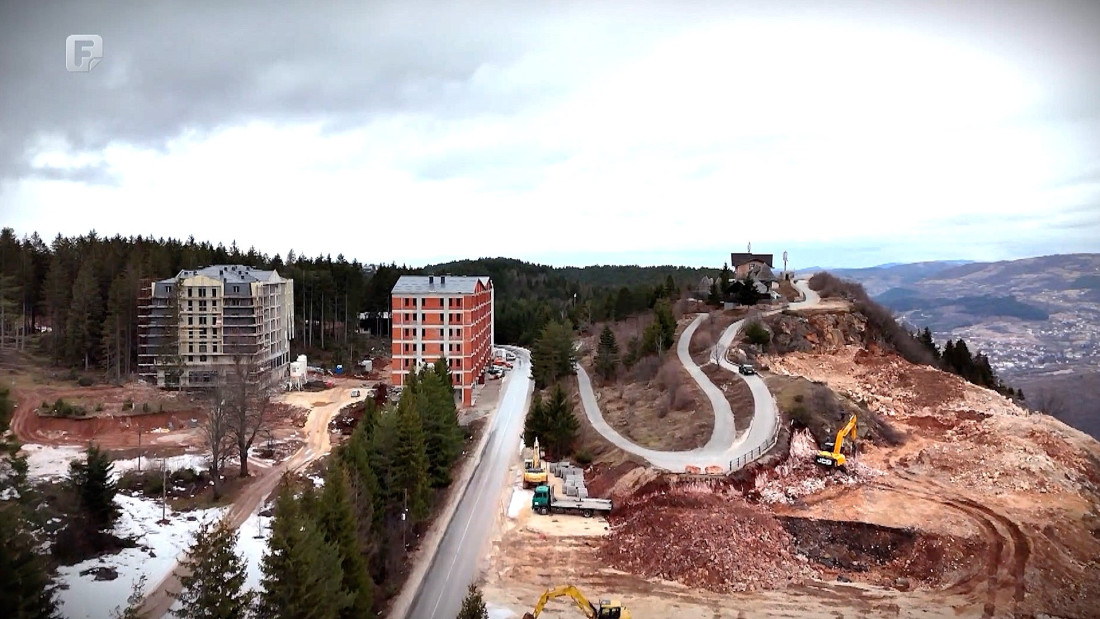 Asfaltiranje prirode na Trebeviću: Ko otima državno, a ko gradnjom gradi klizišta?