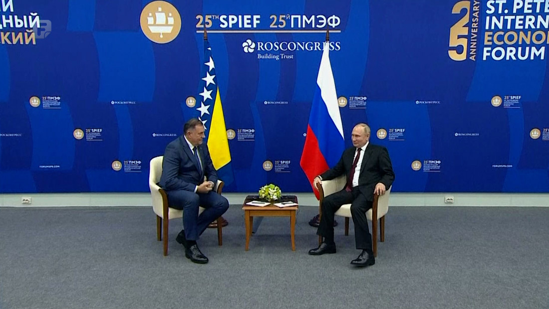Dodik ide Putinu, uoči polaska sporne izjave za ruske medije