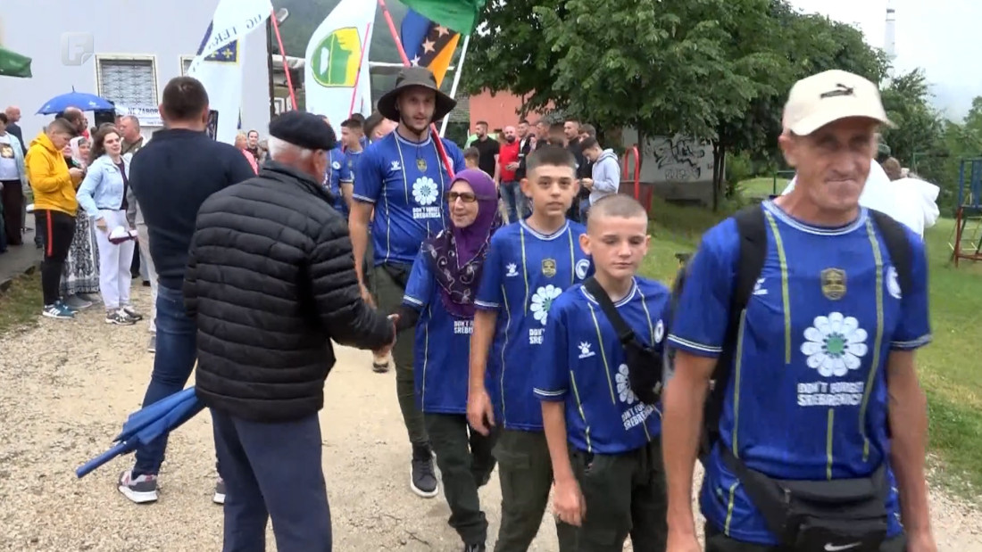 'Marš mira za Srebrenicu' iz Trepča: Najmlađi učesnik ima 12 godina