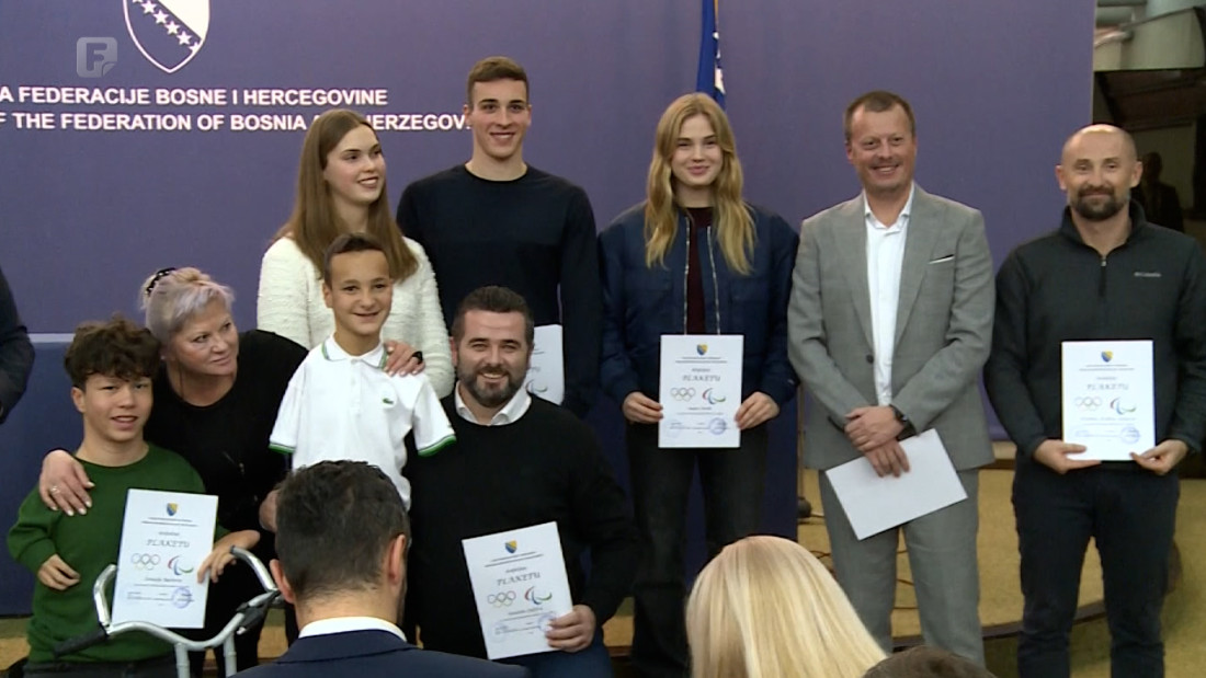 U Vladi FBiH uručene nagrade najboljim sportistima BiH