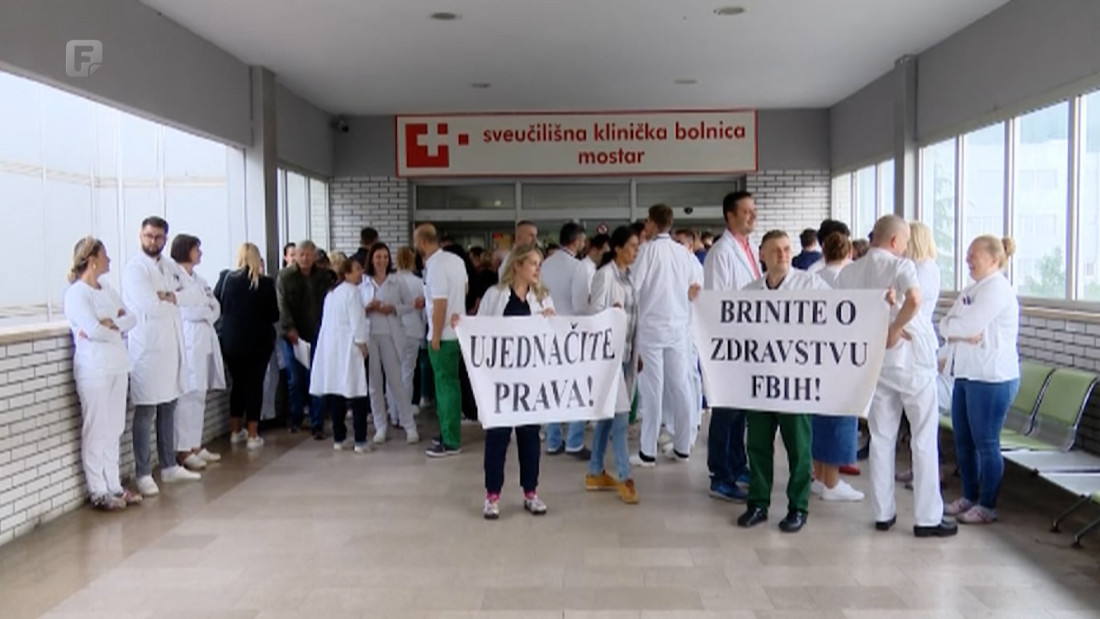 U Federaciji BiH polusatni štrajk upozorenja ljekara i stomatologa