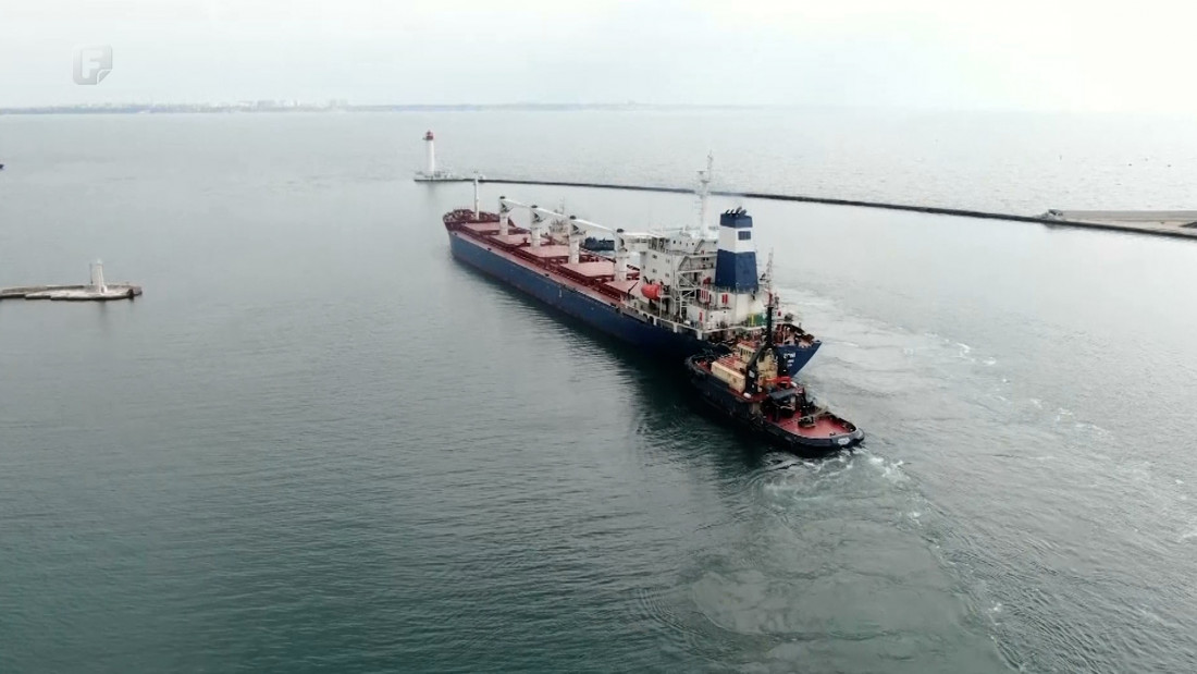 Brod sa žitom iz ukrajinske luke Odessa sutra u Istanbulu