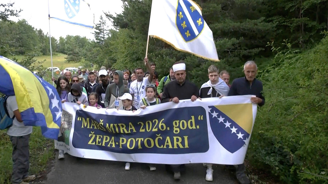 Više od 200 učesnika Marša mira Žepa-Srebrenica