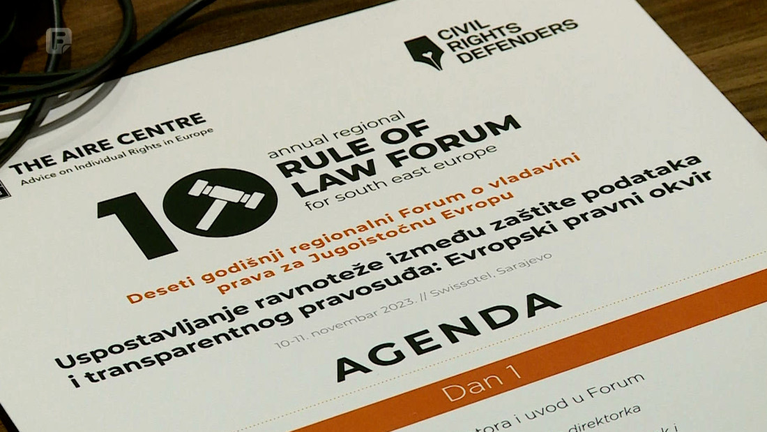 Regionalni forum za vladavinu prava: Zaštita podataka i transparentnost pravosuđa u fokusu