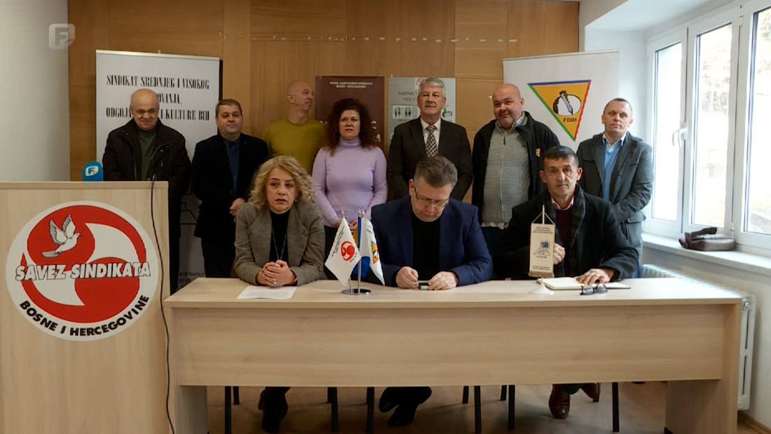 Podrška sindikata sektoru obrazovanja u HNK-u, nadaju se da će doći do dogovora