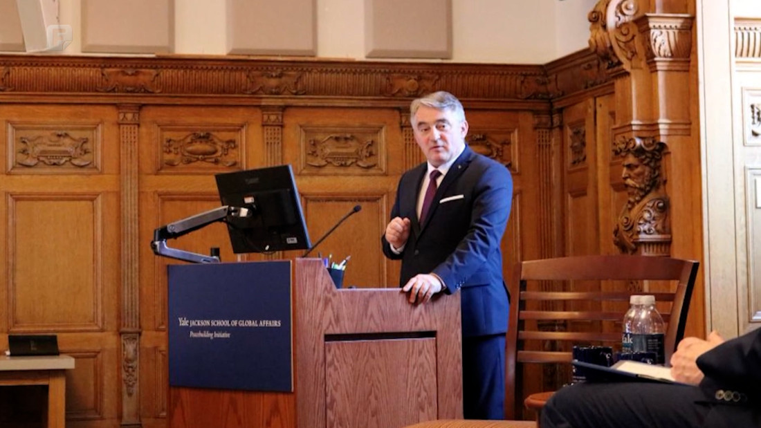 Komšić govorio na Yaleu o geopolitičkoj poziciji BiH: Ne želimo biti pijun već kredibilan akter