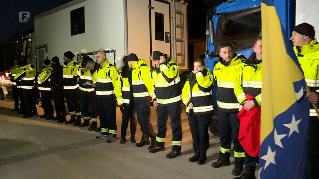 Federalna specijalizirana jedinica za spašavanje iz ruševina otputovala u Tursku