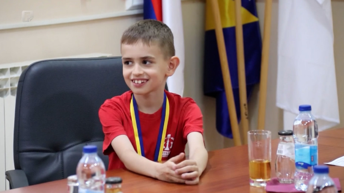 Osmogodišnji Jovan Drakulić iz Dervente šampion BiH u šahu
