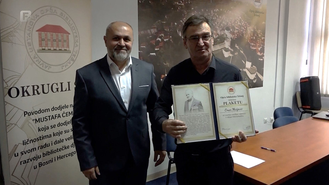 U Općoj biblioteci Tešanj dodijeljena nagrada 'Mustafa Ćeman'