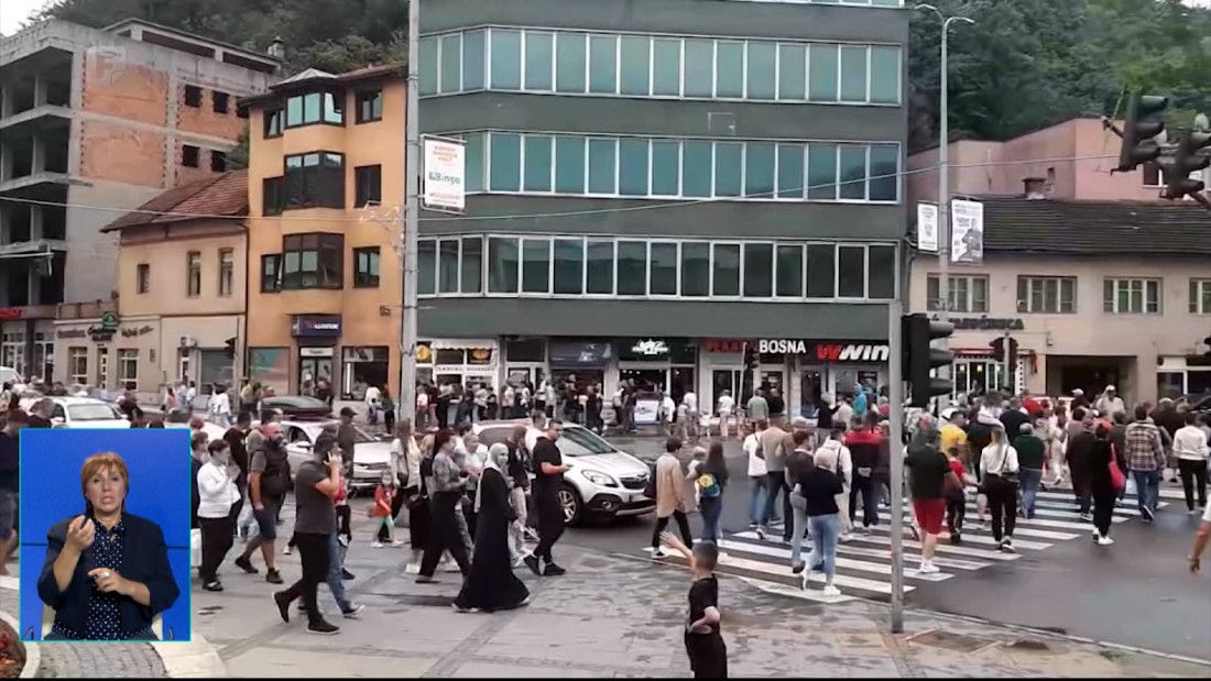 U Konjicu održani protesti, traže uključenje semafora na M-17