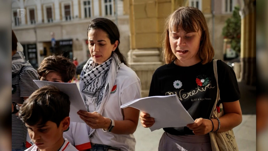 Sarajevo u znaku solidarnosti s Palestinom: Tunberg čitala imena ubijene djece