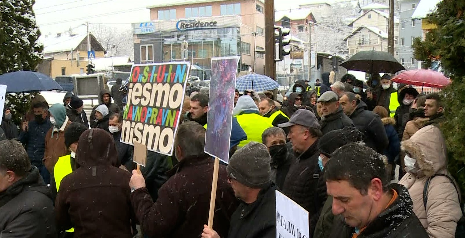 Porodice žrtava iz RS-a protestovale pred Tužilaštvom BiH