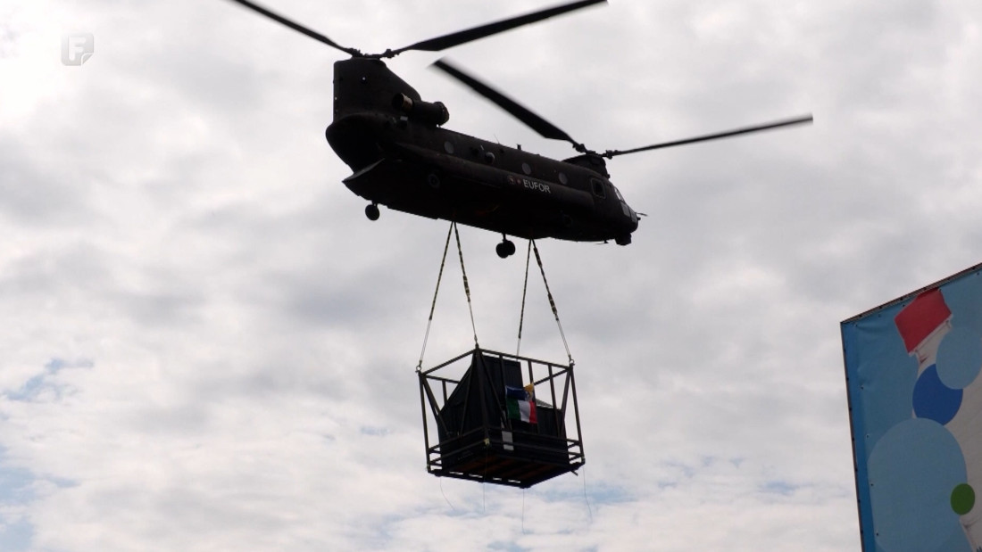 Operacija Arx Alpina, EUFOR pomaže u postavljanju novog planinarskog bivaka na planini Prenj