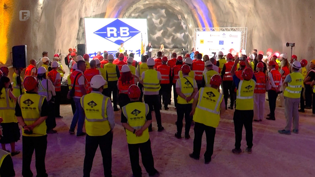 Probijen tunel Kvanj, jedan od značajnih objekata na trasi Koridora Vc