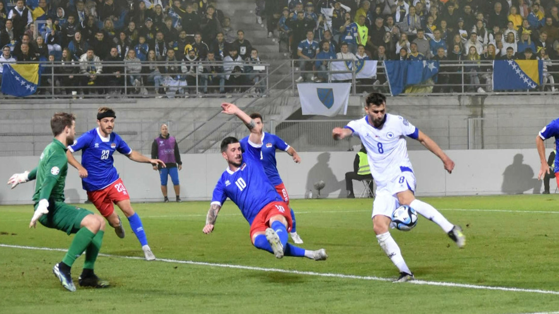 Kvalifikacije za EURO: Reprezentacija BiH pobijedila Lihtenštajn u Vaduzu