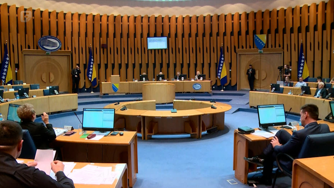 Prekinuta sjednica Doma naroda PSBiH, nisu došli delegati iz Kluba srpskog naroda