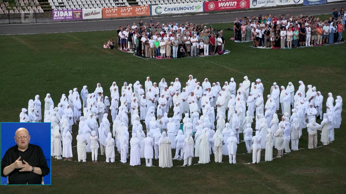 U Bihaću „Performansom 8372" počelo obilježavanje godišnjice genocida u Srebrenici