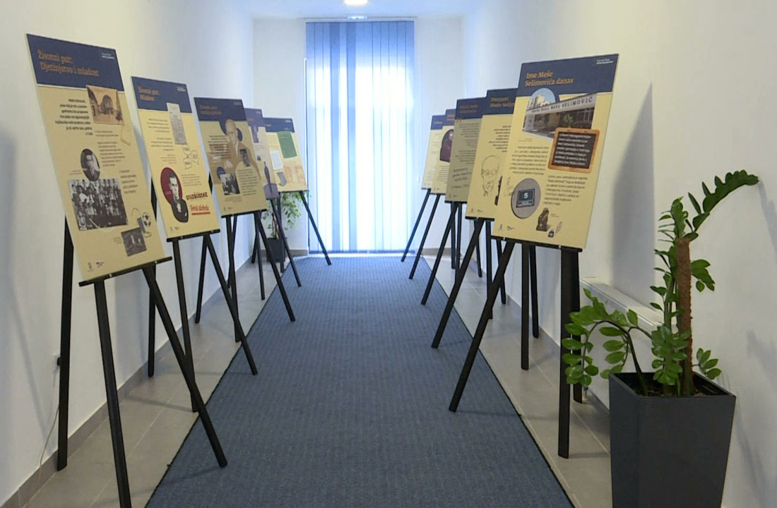 U Centru 'Safet Zajko' otvorena izložba o liku i djelu Meše Selimovića