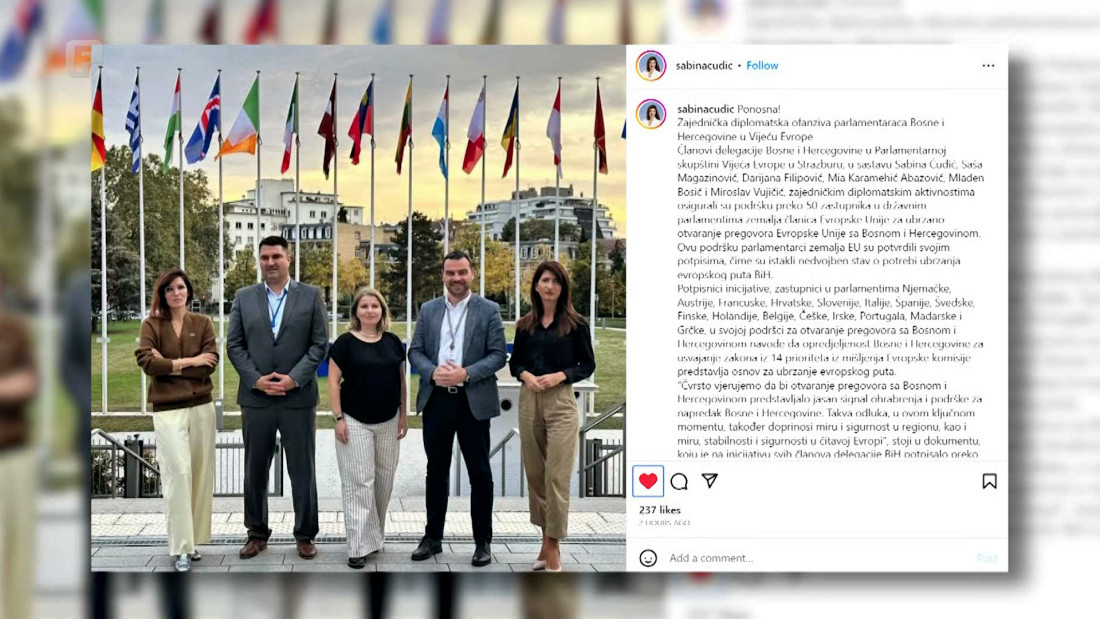 Delegacija PSBiH u Vijeću Evrope - značajna podrška za ubrzanje evropskih integracija BiH
