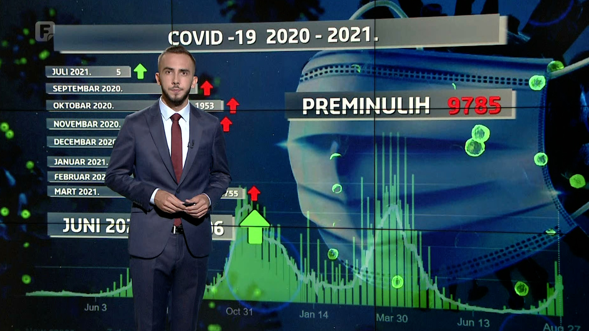 Pandemijska godina u brojkama