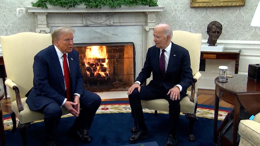 Susret u Bijeloj kući: Biden i Trump najavili mirnu tranziciju vlasti
