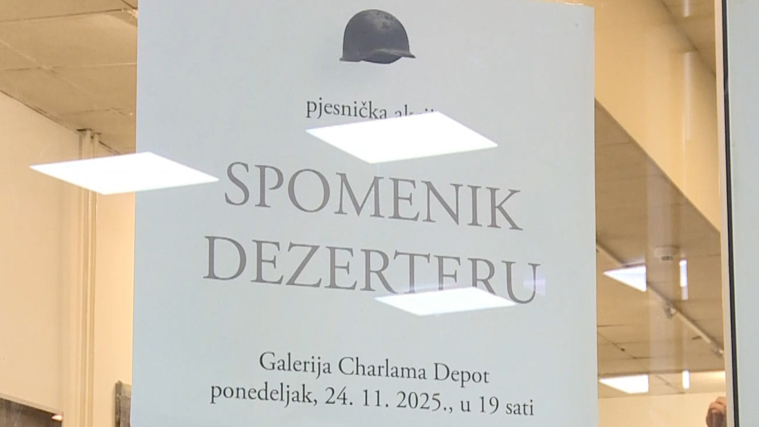 U Sarajevu predstavljena umjetnička akcija 'Spomenik dezerteru'