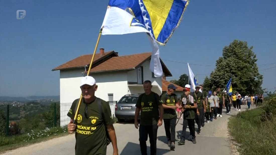 Na Marš mira 13. put krenuli i učesnici iz tešanjskog naselja Trepče