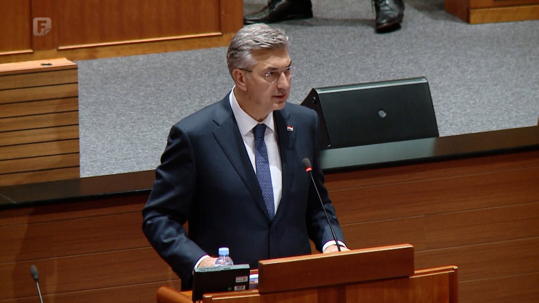 Plenković podnio izvješće o radu Vlade, u Saboru izbila žestoka rasprava