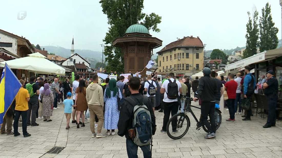 U Sarajevu održan kontra-skup Povorci ponosa