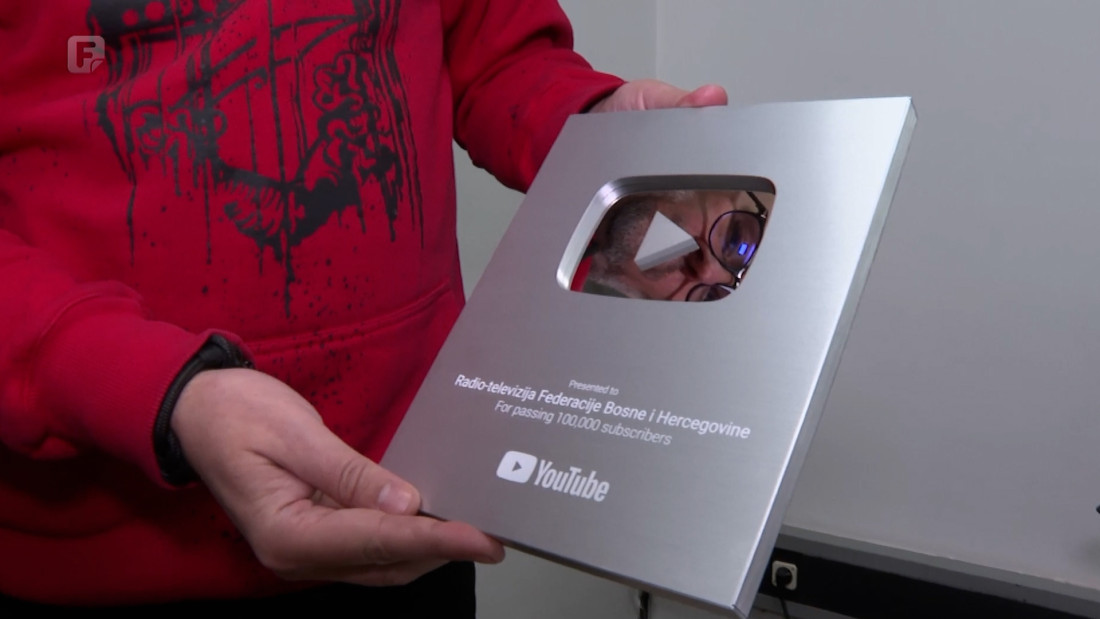 RTVFBiH dobio Silver Play Button: Priznanje za povjerenje publike na YouTubeu