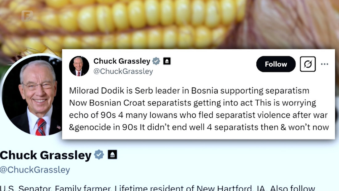 Drugi čovjek Senata SAD-a oštro kritikovao Milorada Dodika