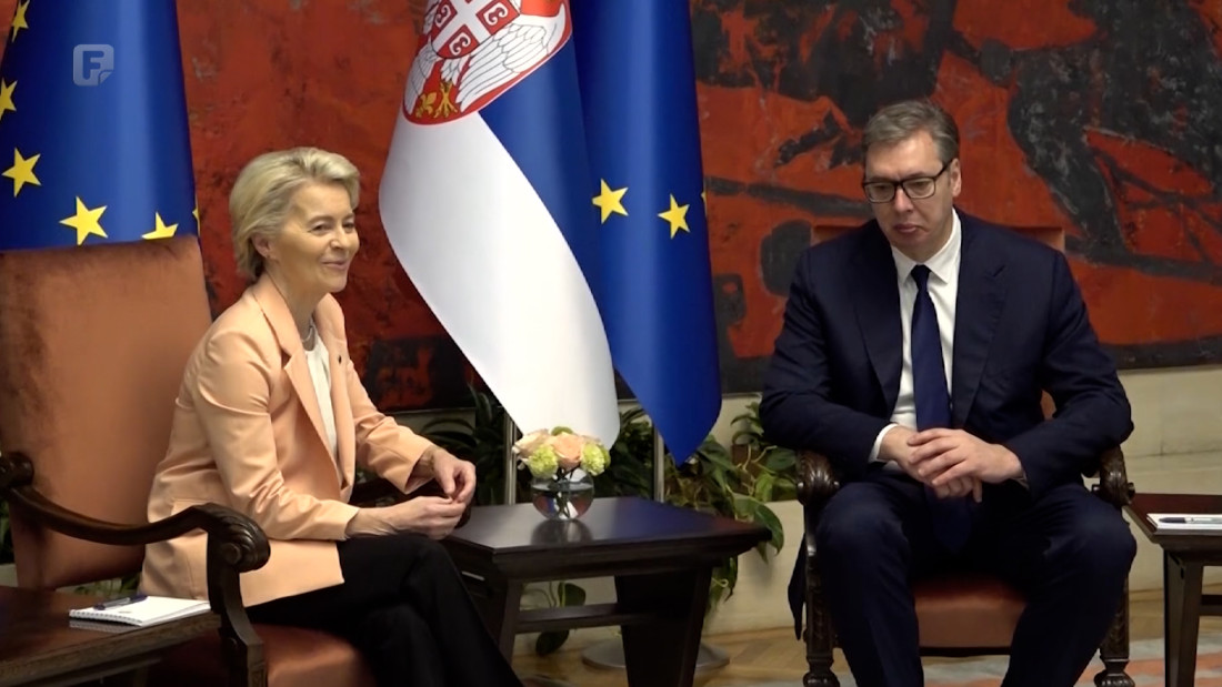 Von der Leyen: Vjerujem u budućnost Srbije u EU, nužan proces usklađivanja