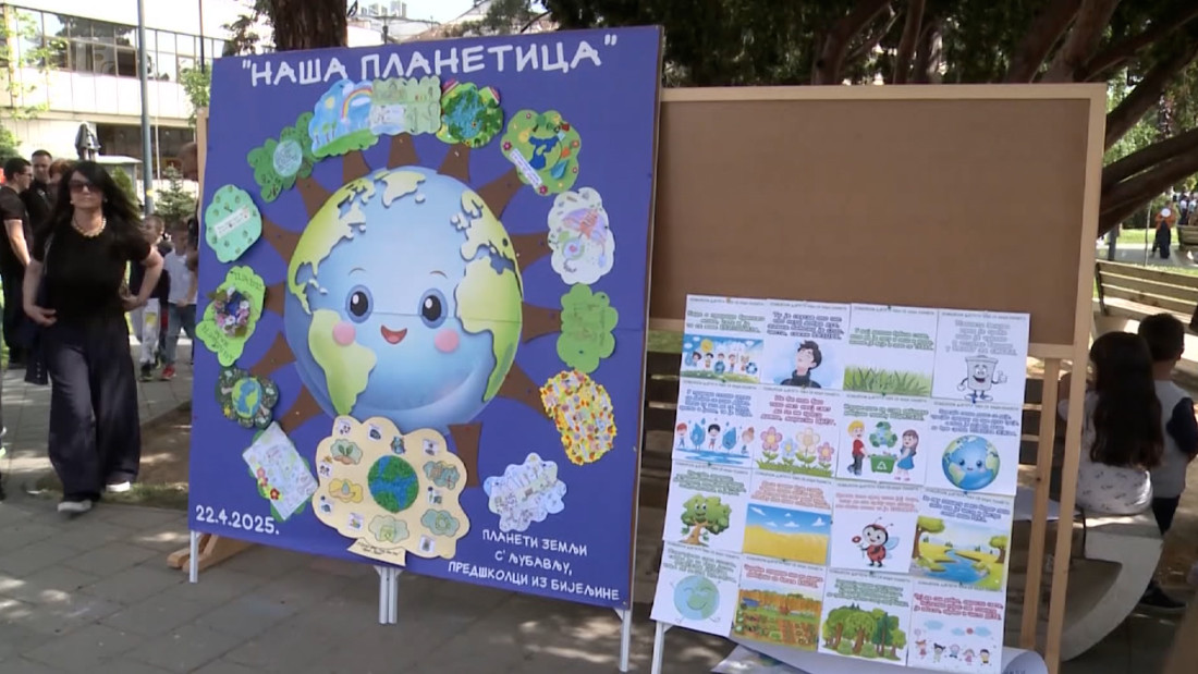 Veselo i šareno na glavnom bijeljinskom trgu povodom Dana planete Zemlje