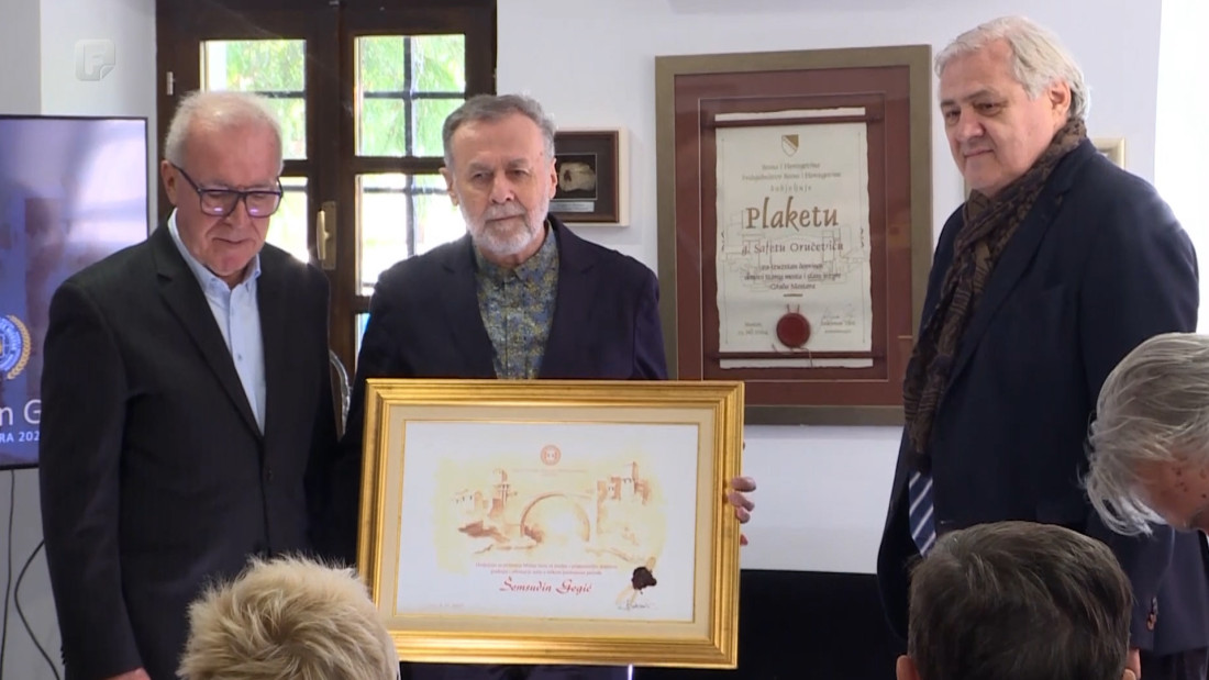 Nagrada "Mimar mira" uručena Šemsudinu Gegiću