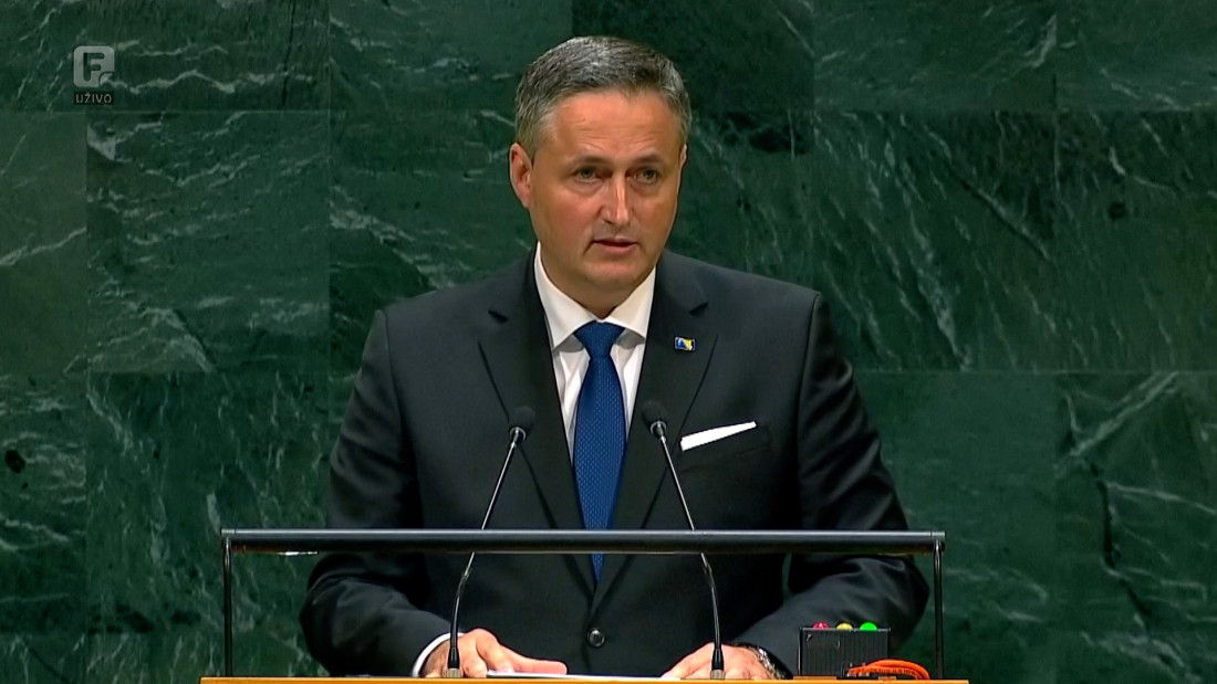 Bećirović pred UN-om: Ideologija koja je dovela do genocida još prijeti BiH