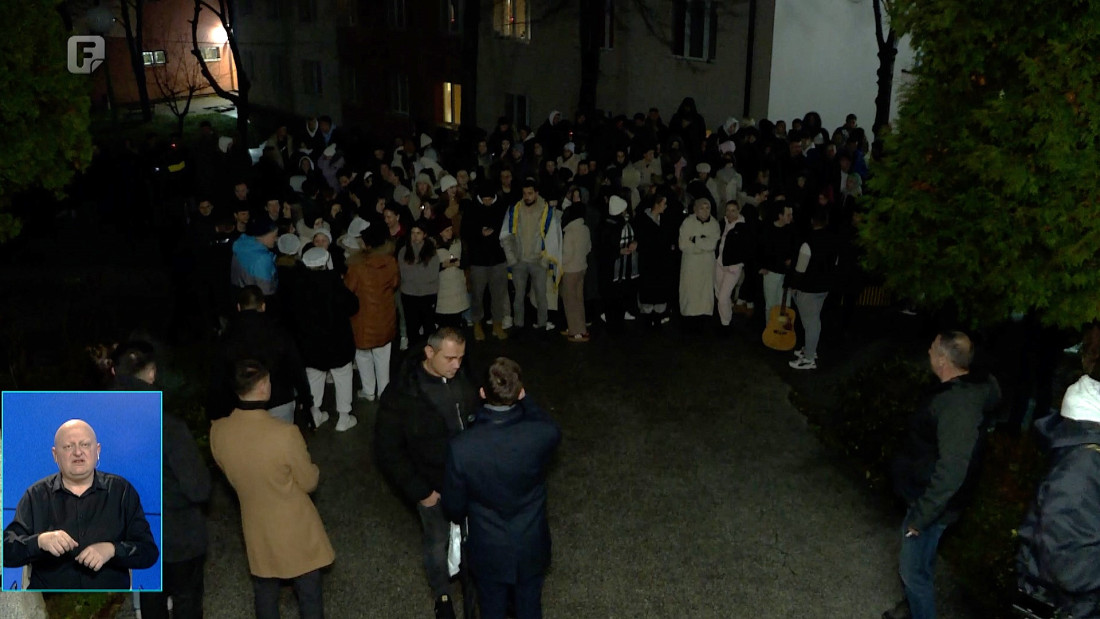 Protest ispred Doma Bjelave, studenti poručili: Ovako više ne može!