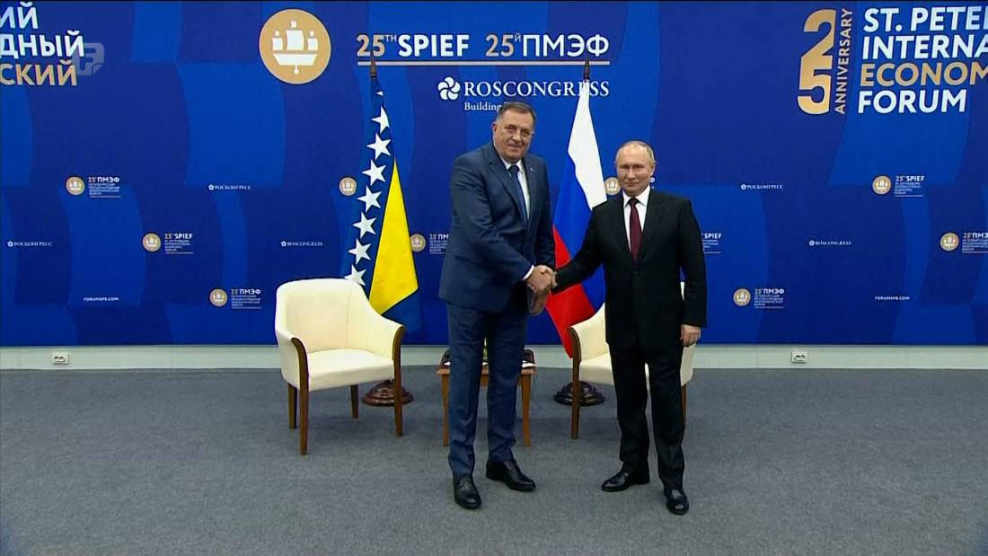 Dodik negirao sankcije BiH prema Rusiji, demantovao ga Putin