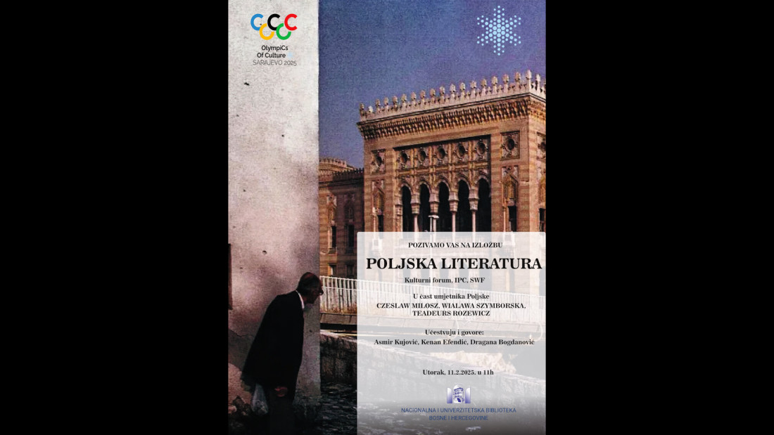 NUBBiH predstavlja izložbu 'Poljska literatura' u okviru Festivala 'Sarajevska zima'