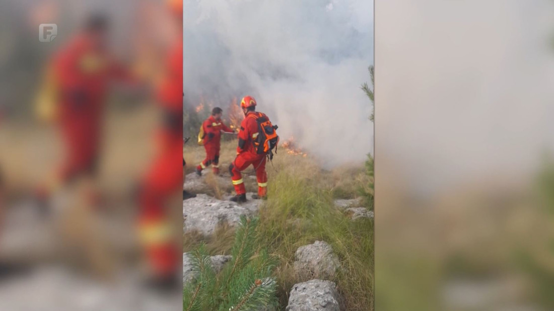 I dalje aktivan požar u mjestu Rakitno kod Posušja