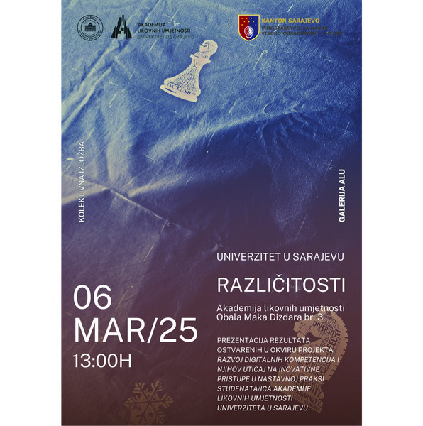 Galerija ALU UNSA: Uskoro kolektivna izložba "Različitosti"