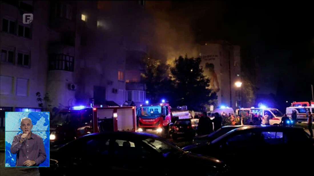 Požar u stambenoj zgradi u mostarskom naselju Tekija