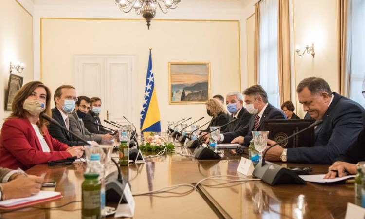 Članovi Predsjedništva BiH primili Charlesa Friesa