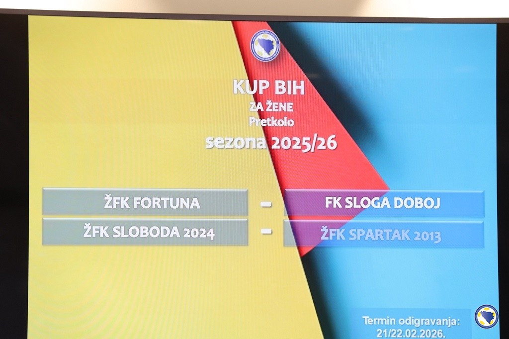 Obavljen žrijeb pretkola Kupa Bosne i Hercegovine za žene 2025/26.