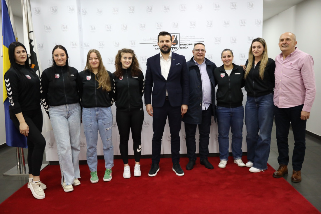 Rukometašice Ilidže bez poraza do Premijer lige: Prijem kod načelnika Muzura